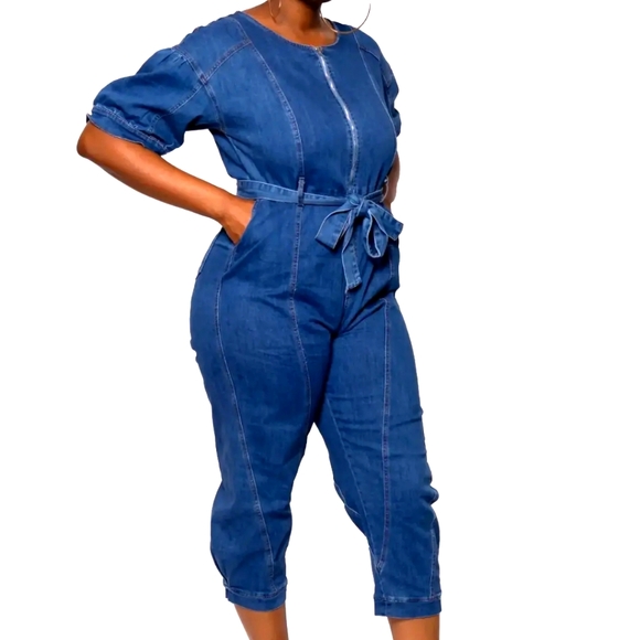 Pants - Denim Jumpsuit